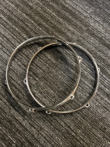 Pearl snare drum hoops - 12”,