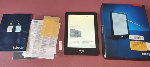 Kobo glo ereader 4gb black - kobo, ereader,