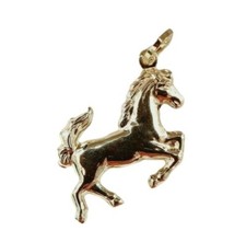 Horse Pendant 9ct Gold Rearing Horse 9ct gold 375 9ct Gold Horse