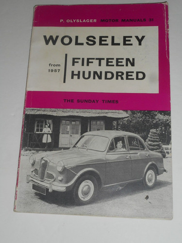 Handbook for wolseley - handbook,