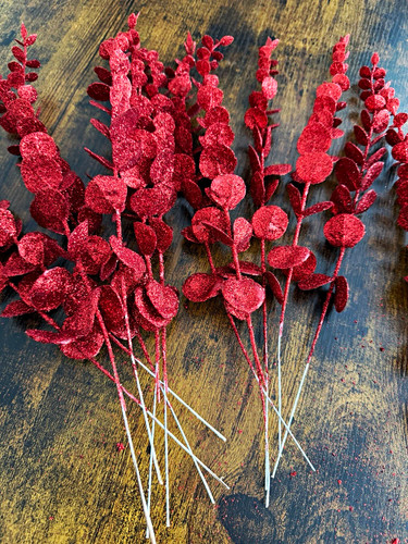 Artificial red christmas - red,