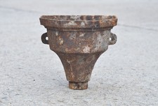 old cast iron drain hopper -