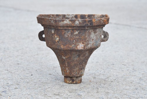 Old cast iron drain - old,
