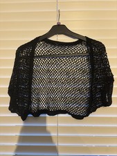 Black Shrug With Sequin Detail