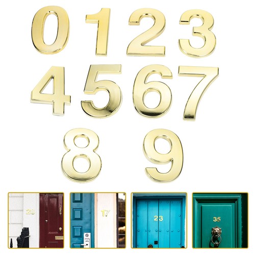 10pcs self adhesive numbers - self,