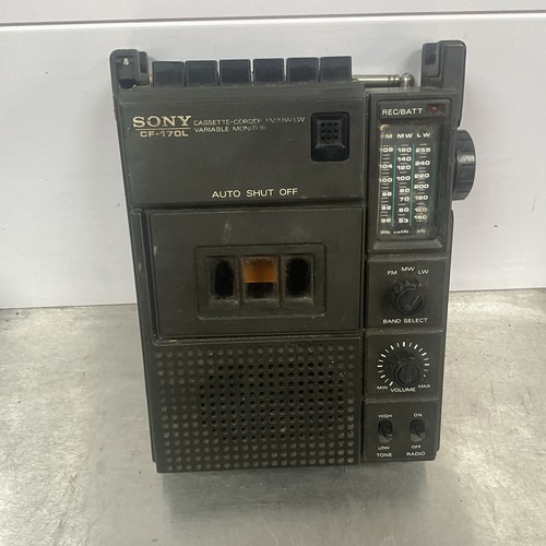 Vintage sony 170l cassette - vintage, cf-170l