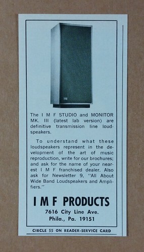 1971 imf studio monitor mk - studio,