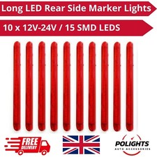 10 pcs 23 cm Long LED Rear