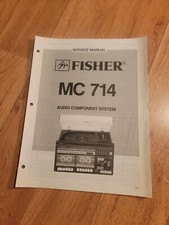 Fisher MC 714 Stereo System Service Manual 