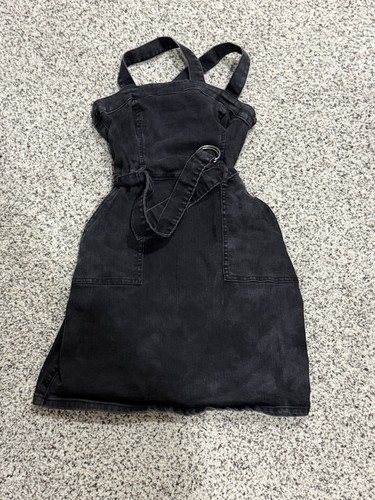 Hollister black denim - denim, overall