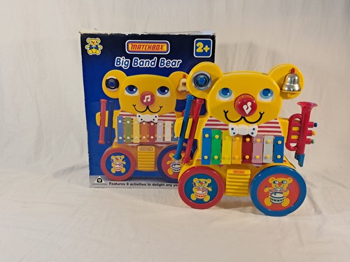 Retro matchbox big band bear - ,