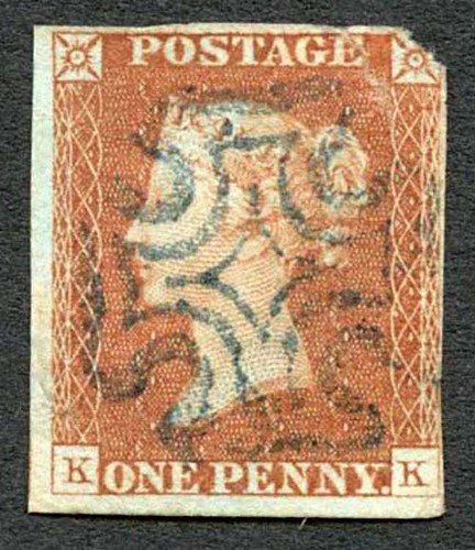 1841 penny red fine - penny,