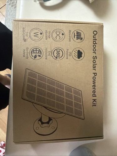 Outdoor solar panel kit - panel,