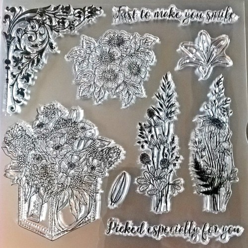 Joanna sheen clear stamp set - sheen,