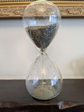 hourglass glitter sand 10 minutes timer 8" inches tall