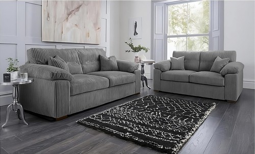Amalfi jumbo cord fabric sofa - fabric,