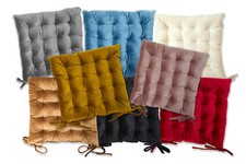 Quilted Velvet Padded Cushion