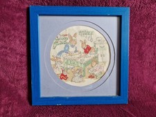 Framed Peter Rabbit Styled Cross Stitch Pattern