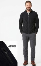 Men's TU Black Zipped Fleece