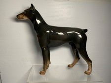 ROSENTHAL PORCELAIN LARGE DOBERMAN PINSCHER DOG