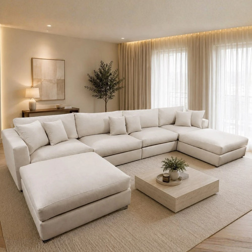Luxury cream shape - luxury, seater