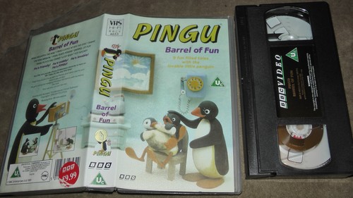 Pingu barrel fun vhs - pingu,, video