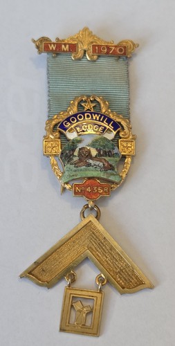 Masonic past masters jewel - masonic,