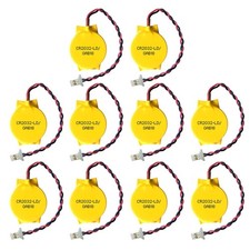 10PACK 3V CR2032 CMOS Battery