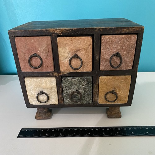 Quartz mineral brick drawer - brick,