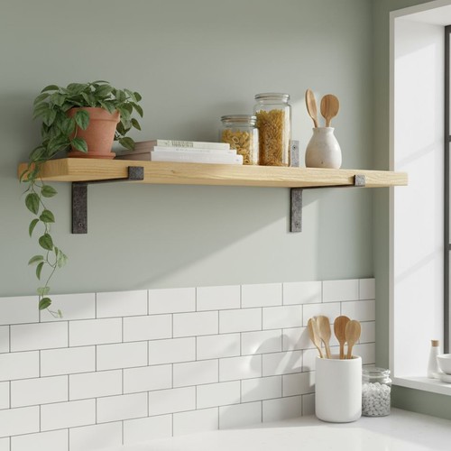 Wooden antique shelf - shelf, rustic