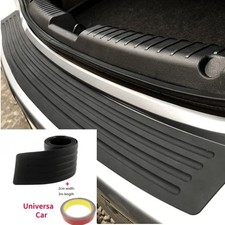 Car Rear Boot Bumper Sill Body Guard Protector Rubber Plate Trim Strip Cover