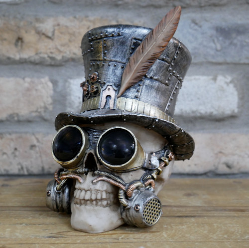 Industrial steampunk skull - industrial,