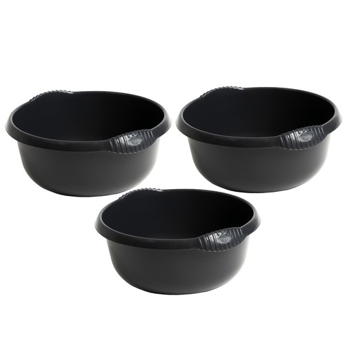 28cm round plastic - (set,