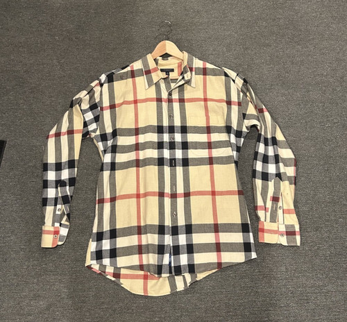 Burberry check button down - burberry,