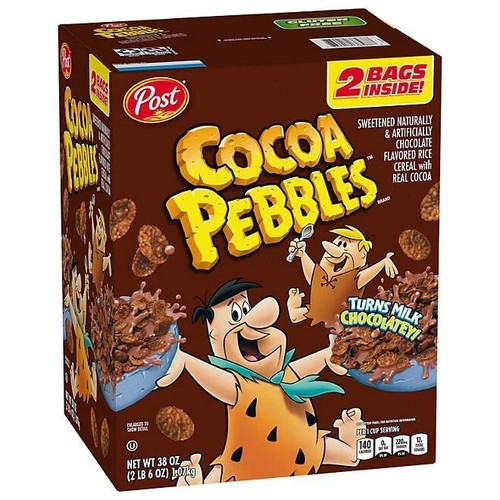 Cocoa pebbles 38oz pack - cocoa, 2