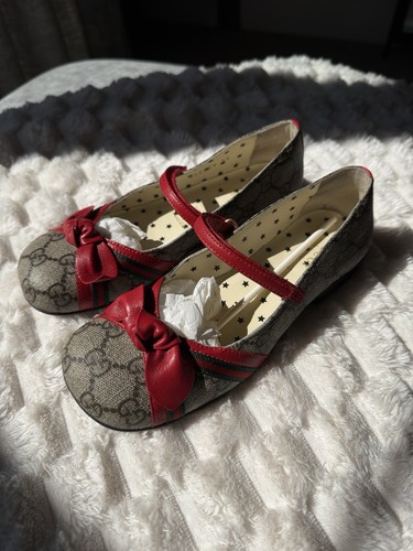 Gucci canvas ballet - gucci, flats