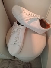 zara mens white trainers size