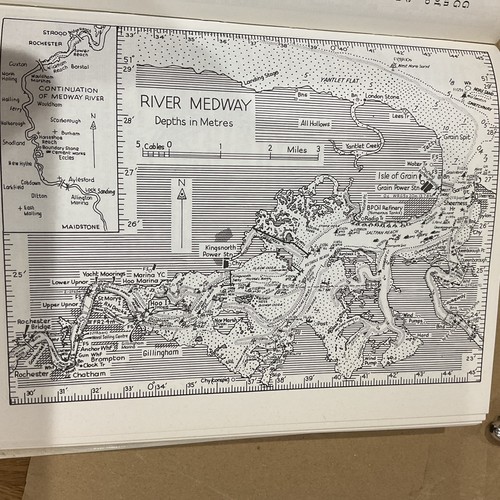 Vintage sea chart - chart, nautical