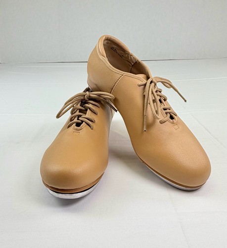Tan lace tap shoes - tap, with