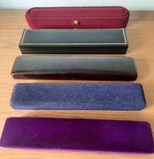 5 Vintage & More Modern Jewellery Boxes inc. Pave: Just: Crouch Goldsmiths