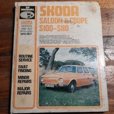Skoda 988-1107 S100-S110 1970/1977 Workshop Manual