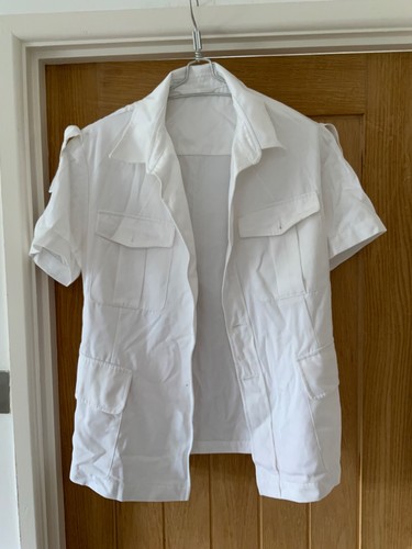 Officers jacket white bush - rn,