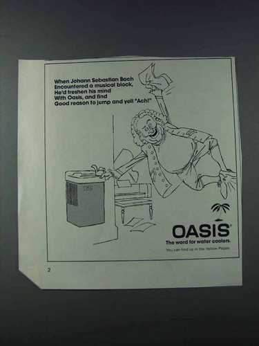 1981 oasis water coolers - coolers, ad
