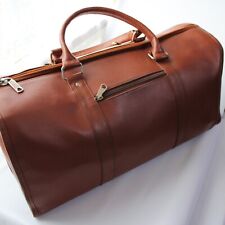 Bag Leather Travel Gym Luggage Weekend Genuine Duffel Overnight Duffle