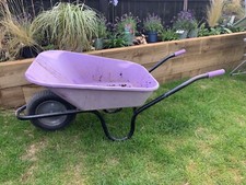 Haemmerlin Go lilac  Wheelbarrow 90 Litre pneumatic wheel LOCAL COLLECTION