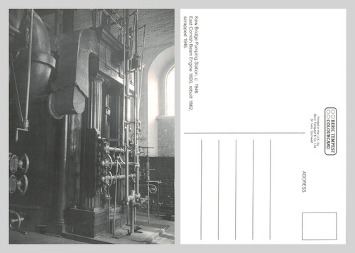 Postcard kew bridge pumping - postcard,