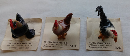 Hagen renaker chickens - 3,