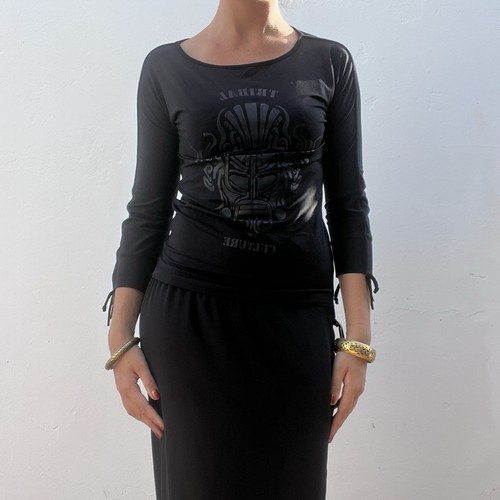Cop copine graphic print black - cop,