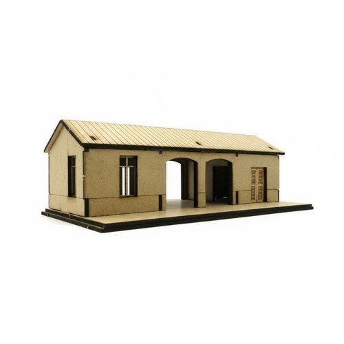Scale station house kit - 1/72,