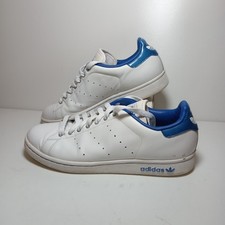 Adidas Originals Stan Smith Vulc White Blue Trainers Size UK 8 2007 Vintage